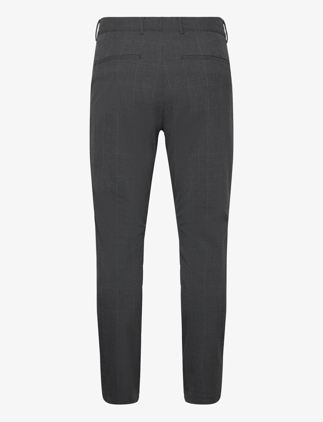 Selected Homme - SLH175-SLIM ROBERT DES FLEX PANTS NOOS - formal trousers - grey melange - 1