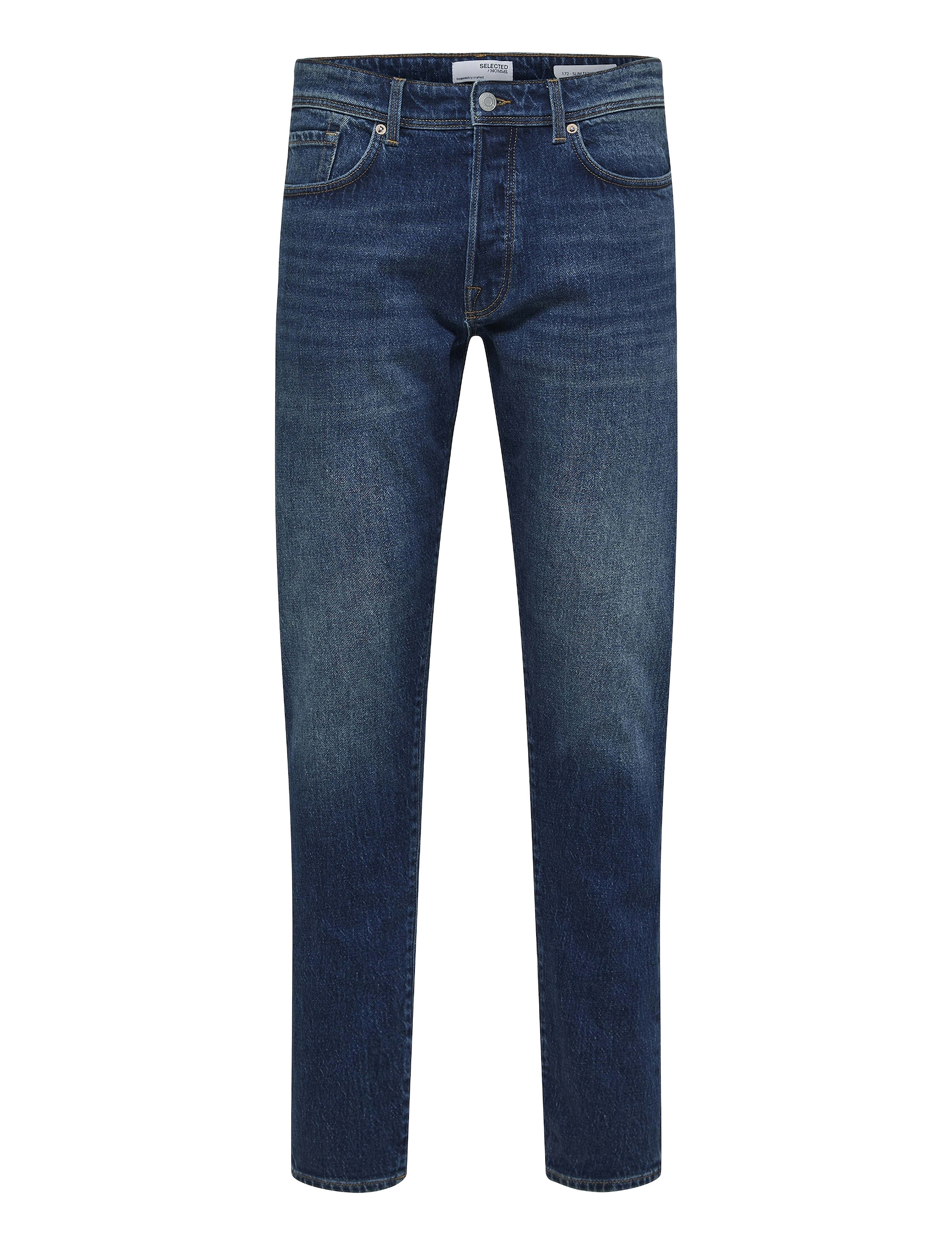Selected SLH172-SLIMTAPE TOBY 3302 M.B JNS NOOS - Kleidung - BLUE DENIM / blue