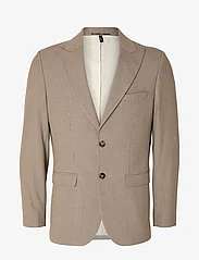 Selected Homme - SLHSLIM-LIAMHOLM HOUNDS BLZ FLEX B - single breasted blazers - egret - 0