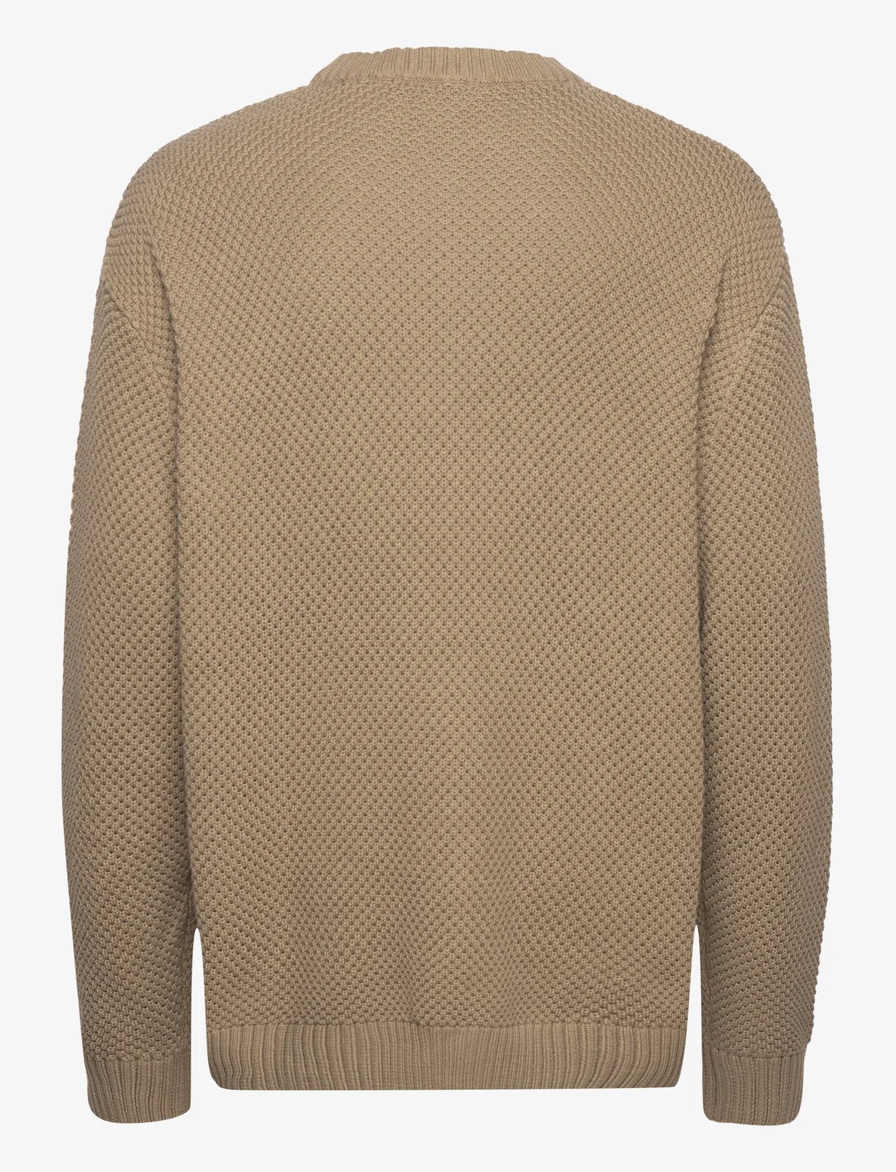 Selected Homme - SLHBERT RELAXED LS KNIT STU CREW NECK W - rund hals - mermaid - 1