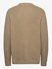 Selected Homme - SLHBERT RELAXED LS KNIT STU CREW NECK W - knitted round necks - mermaid - 1