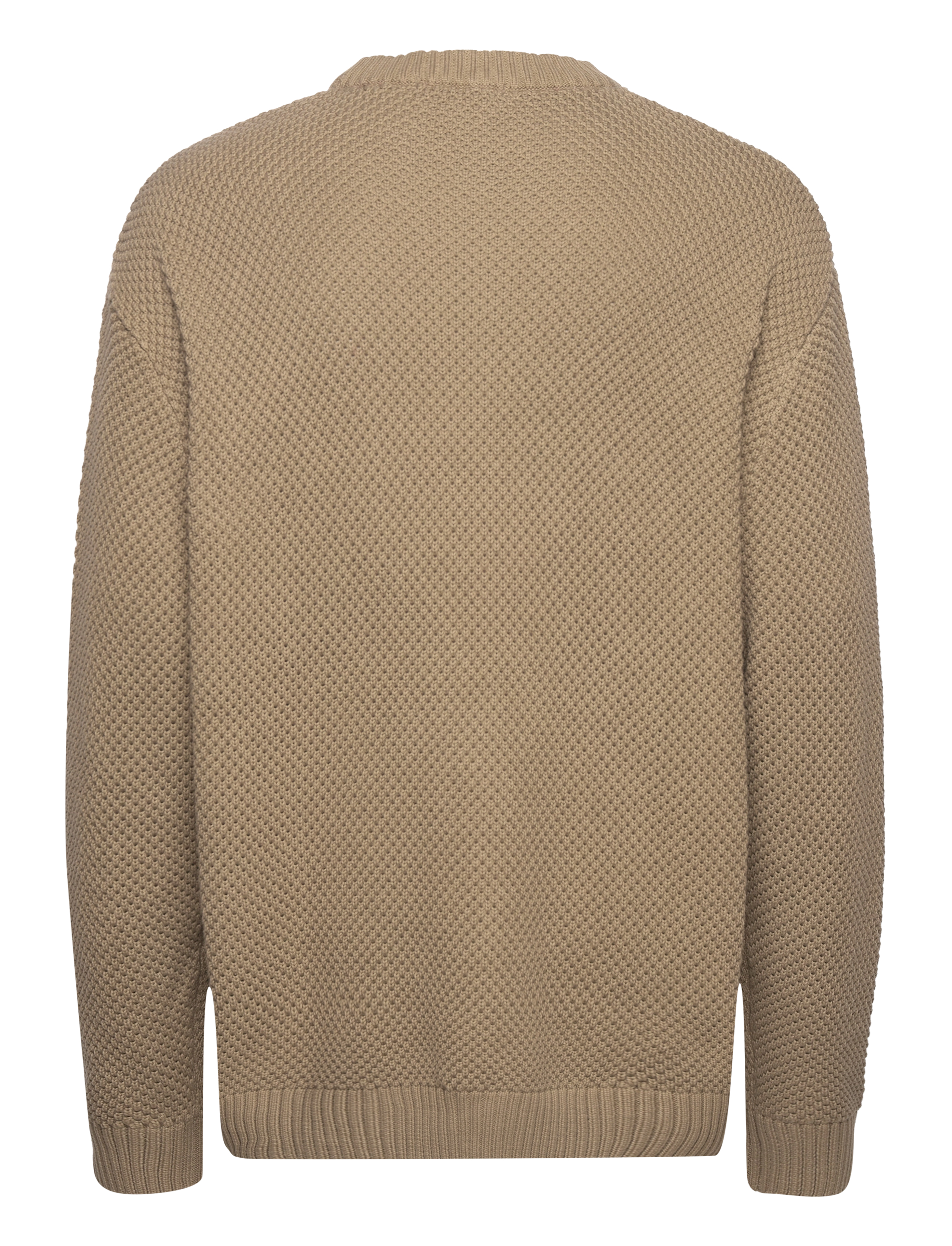 Selected Homme - SLHBERT RELAXED LS KNIT STU CREW NECK W - mermaid - 1