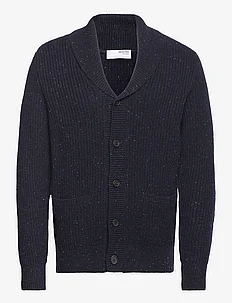 SLHLAND LS KNIT SHAWL NECK, Selected Homme