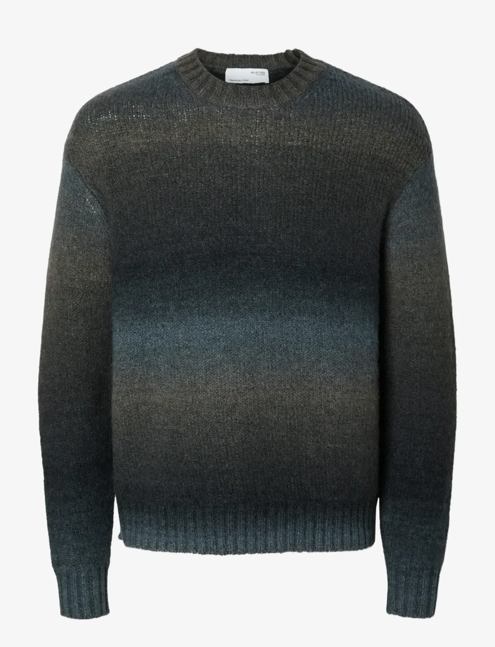 Selected - SLHGAARD RELAXED LS KNIT CREW NECK - rundhals - sky captain - 1