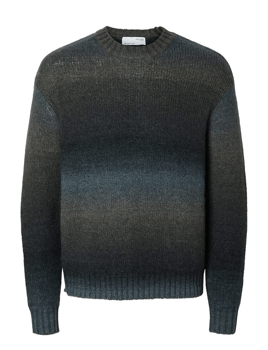 Selected - SLHGAARD RELAXED LS KNIT CREW NECK - rundhals - sky captain - 1