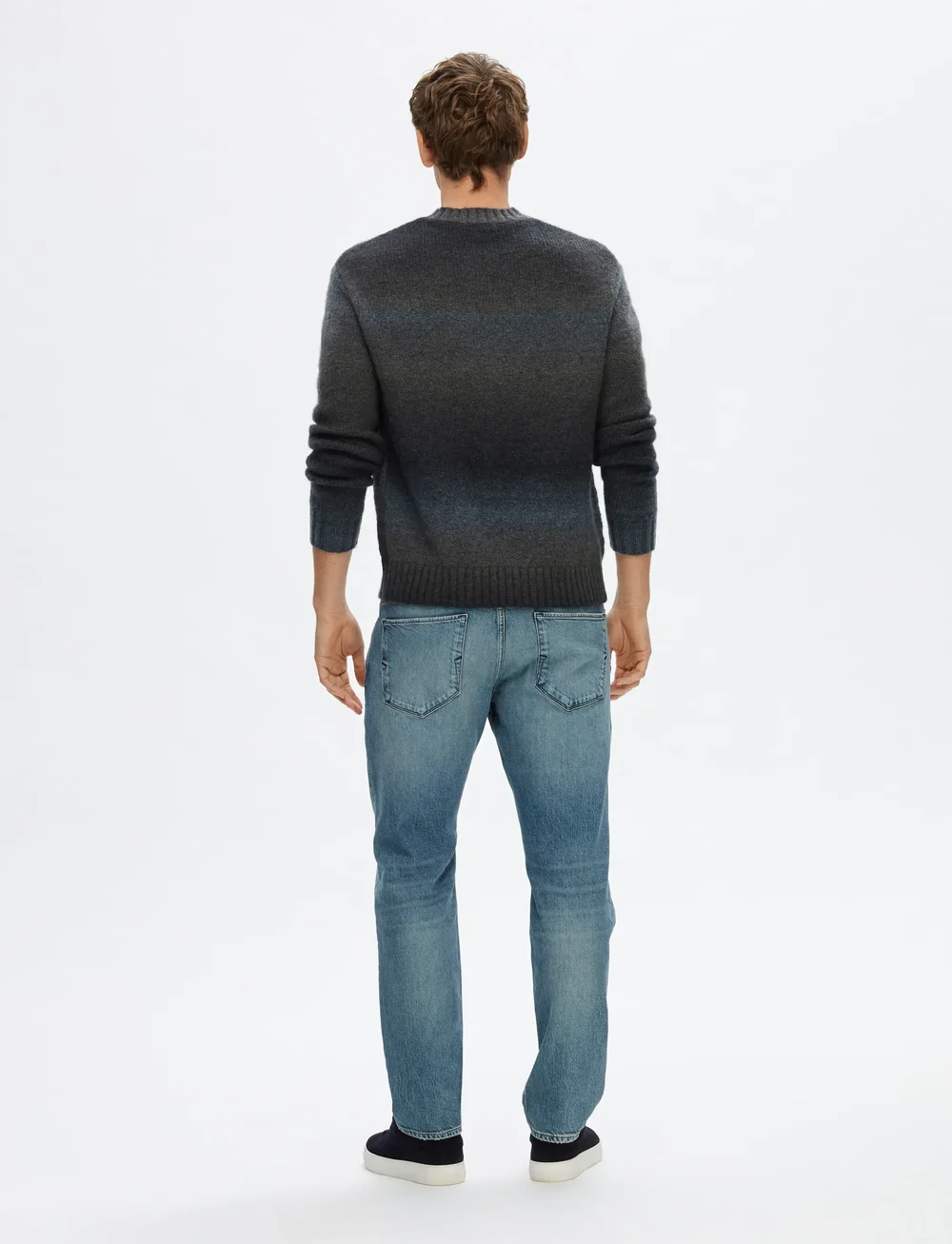 Selected - SLHGAARD RELAXED LS KNIT CREW NECK - rundhals - sky captain - 2