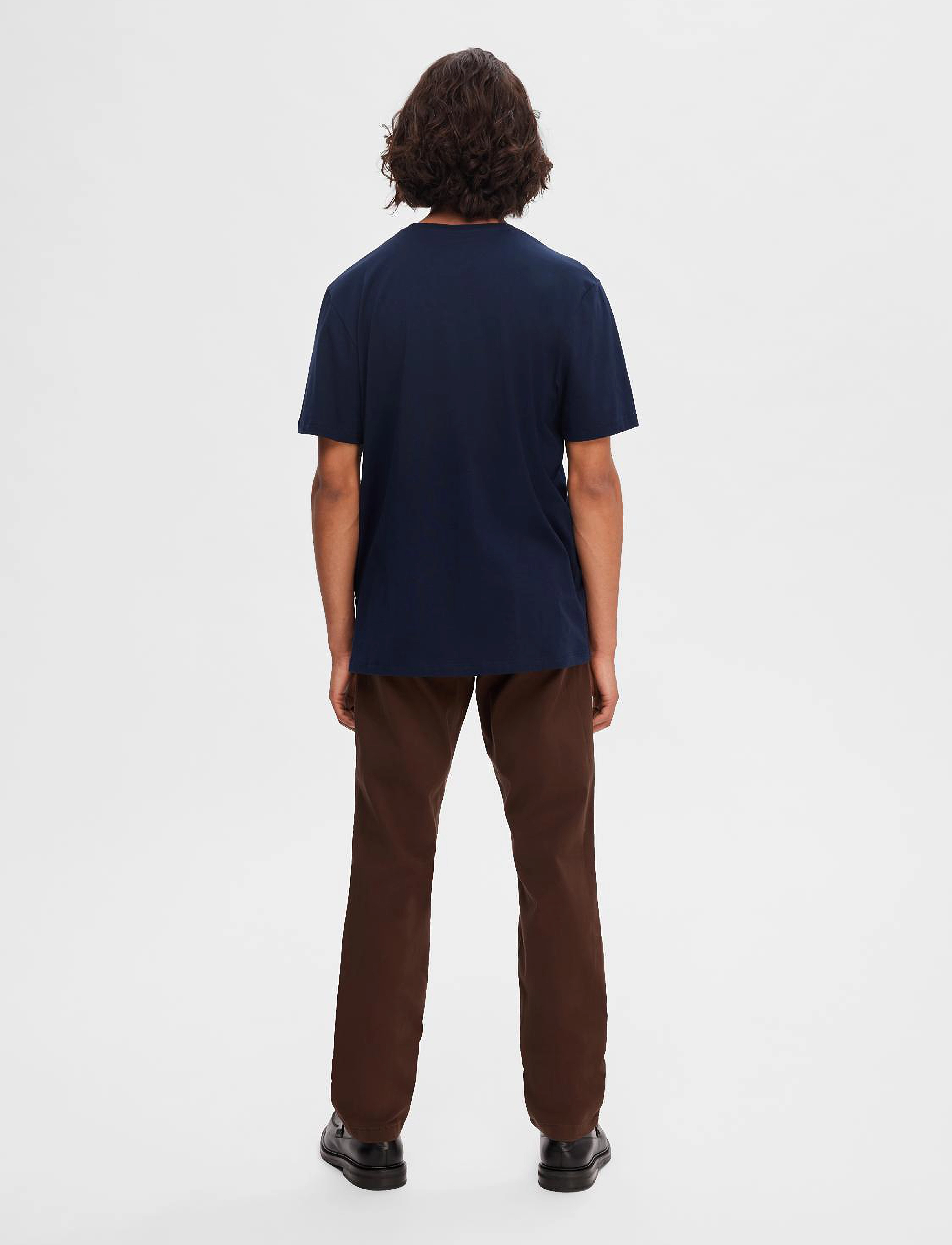 Selected - SLHASPEN PRINT SS O-NECK TEE NOOS - navy blazer - 3