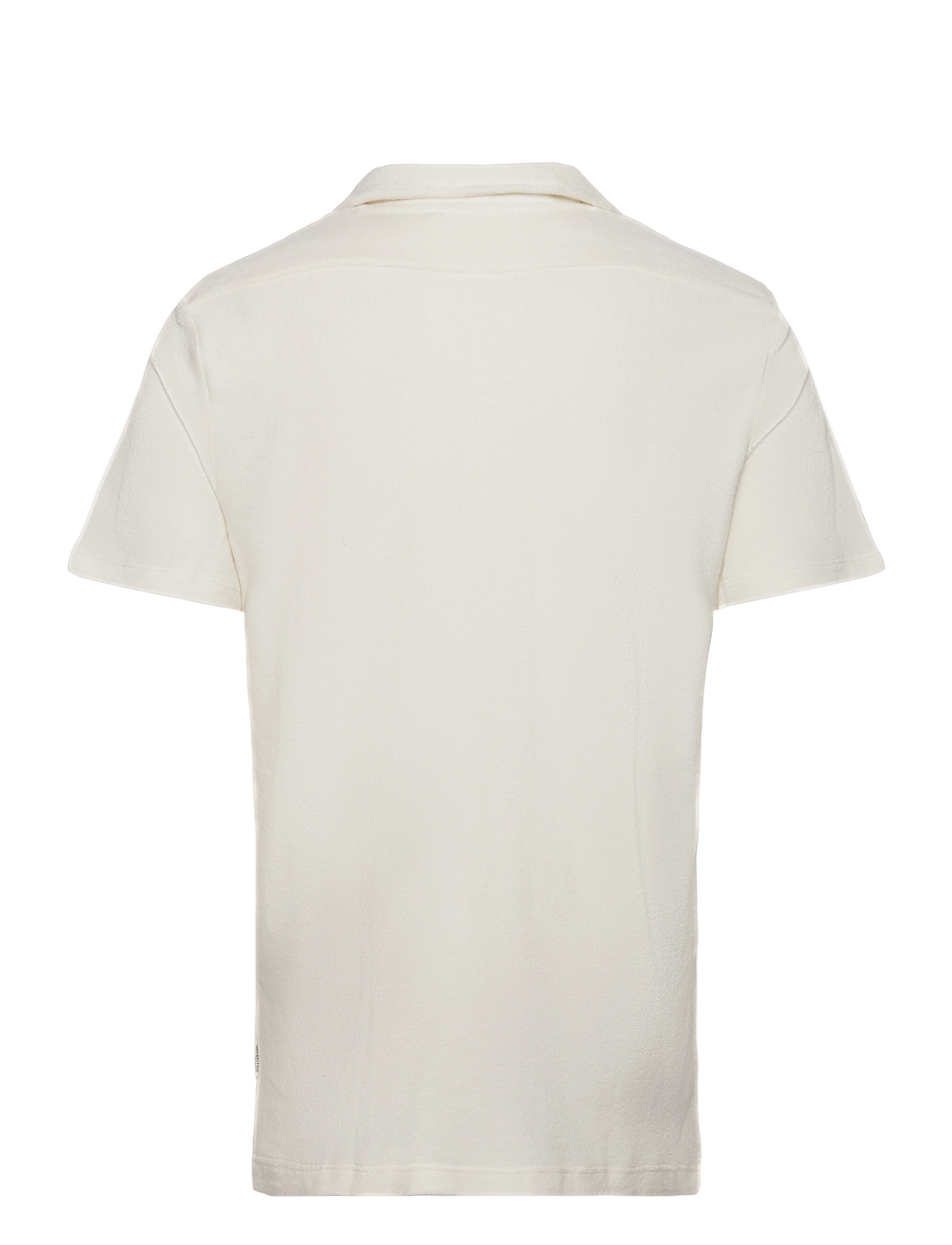 Selected - SLHRELAX-TERRY SS RESORT POLO EX - kurzärmelig - egret - 1