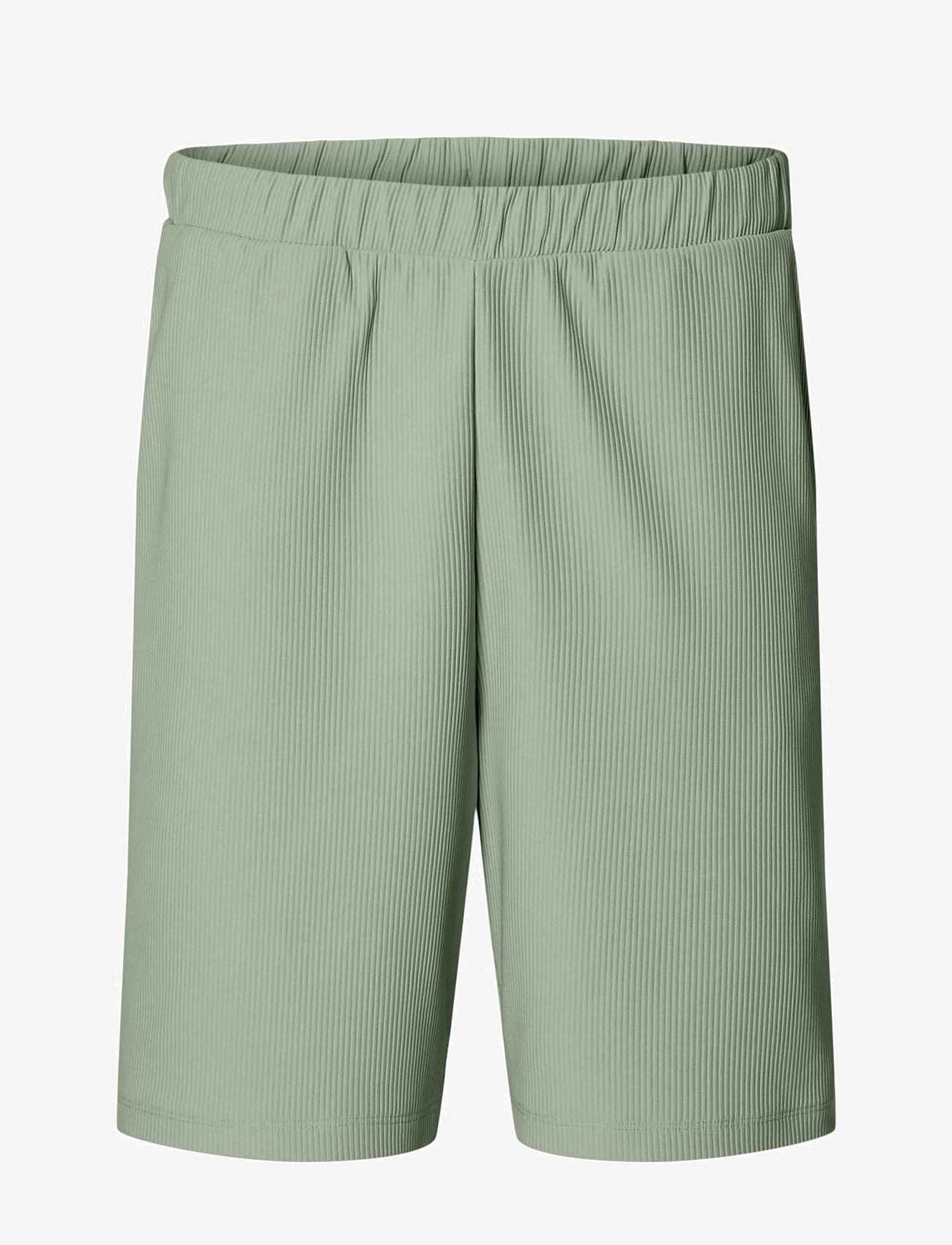 Selected - SLHLOOSE-PLISSE SHORTS EX - chinos shorts - iceberg green - 1