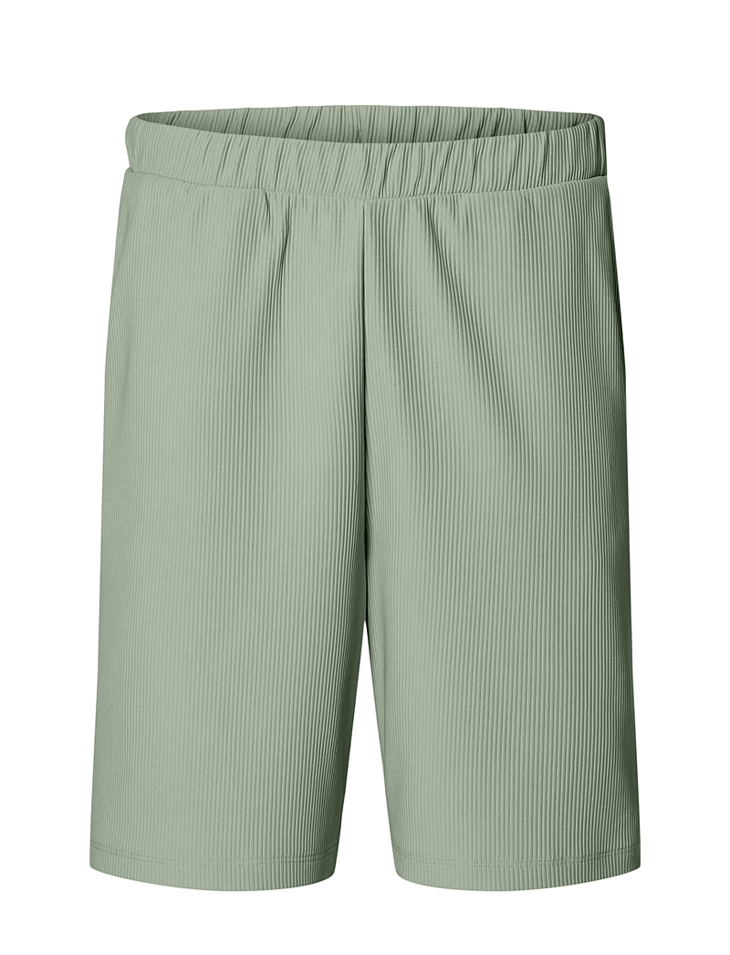Selected - SLHLOOSE-PLISSE SHORTS EX - chinos shorts - iceberg green - 1