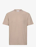 SLHRELAX-PLISSE TEE EX - PURE CASHMERE