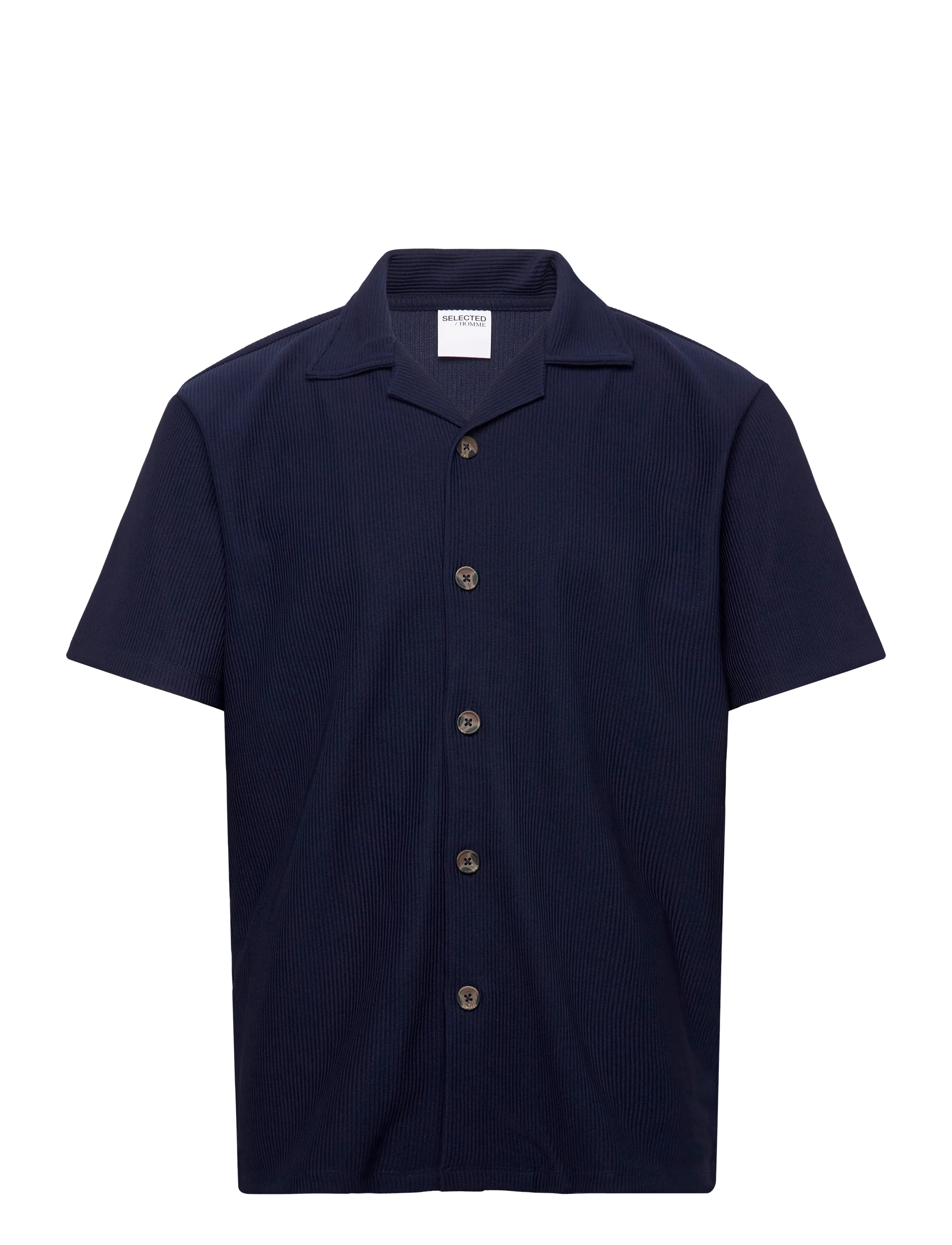 Selected SLHLOOSE-PLISSE RESORT SS SHIRT EX - Selected - BLACK IRIS / navy