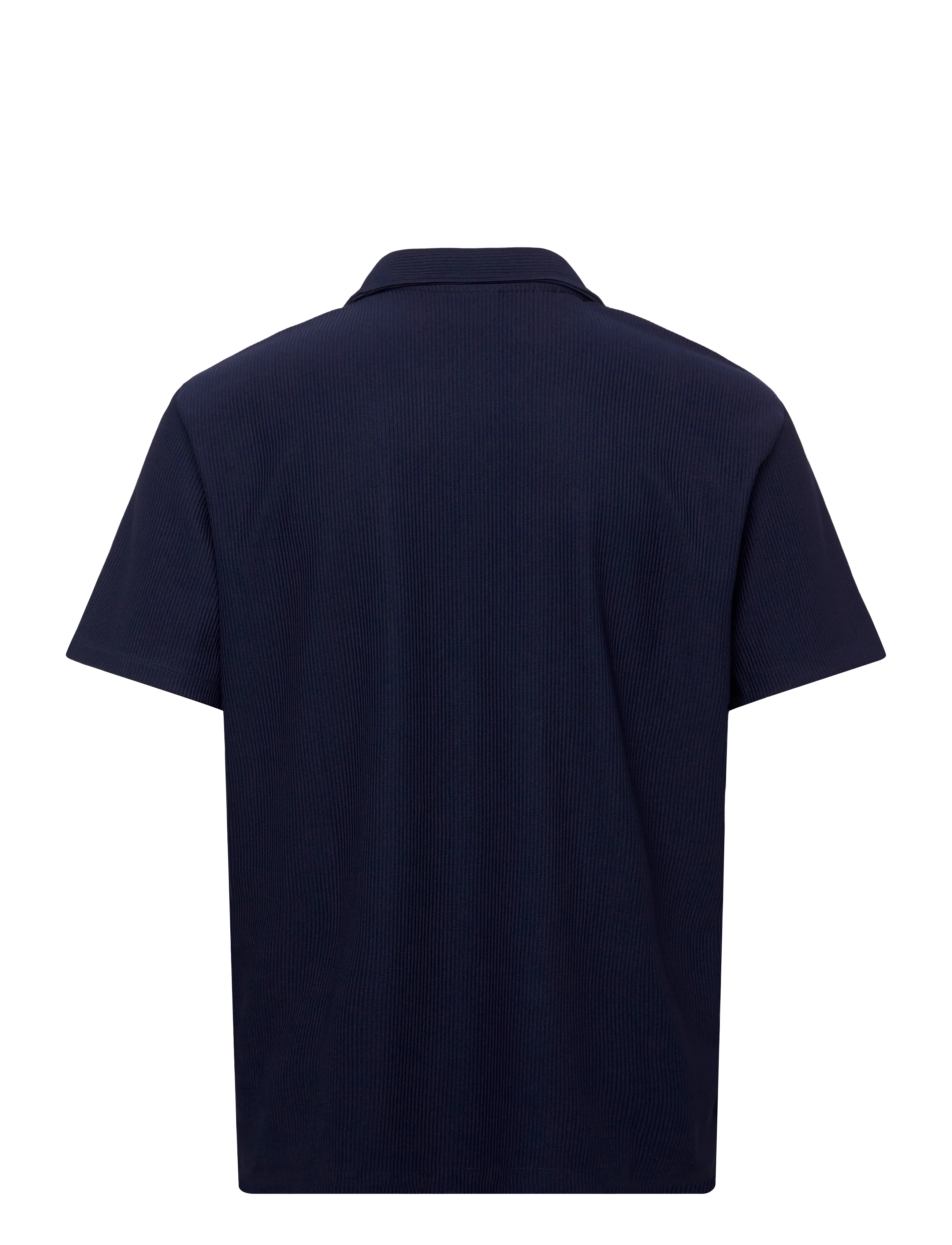 Selected - SLHLOOSE-PLISSE RESORT SS SHIRT EX - kurzarmhemden - black iris - 2