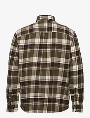 Selected Homme - SLHREGOWEN-FLANNEL SHIRT LS CHECK - rutiga skjortor - burnt olive - 1