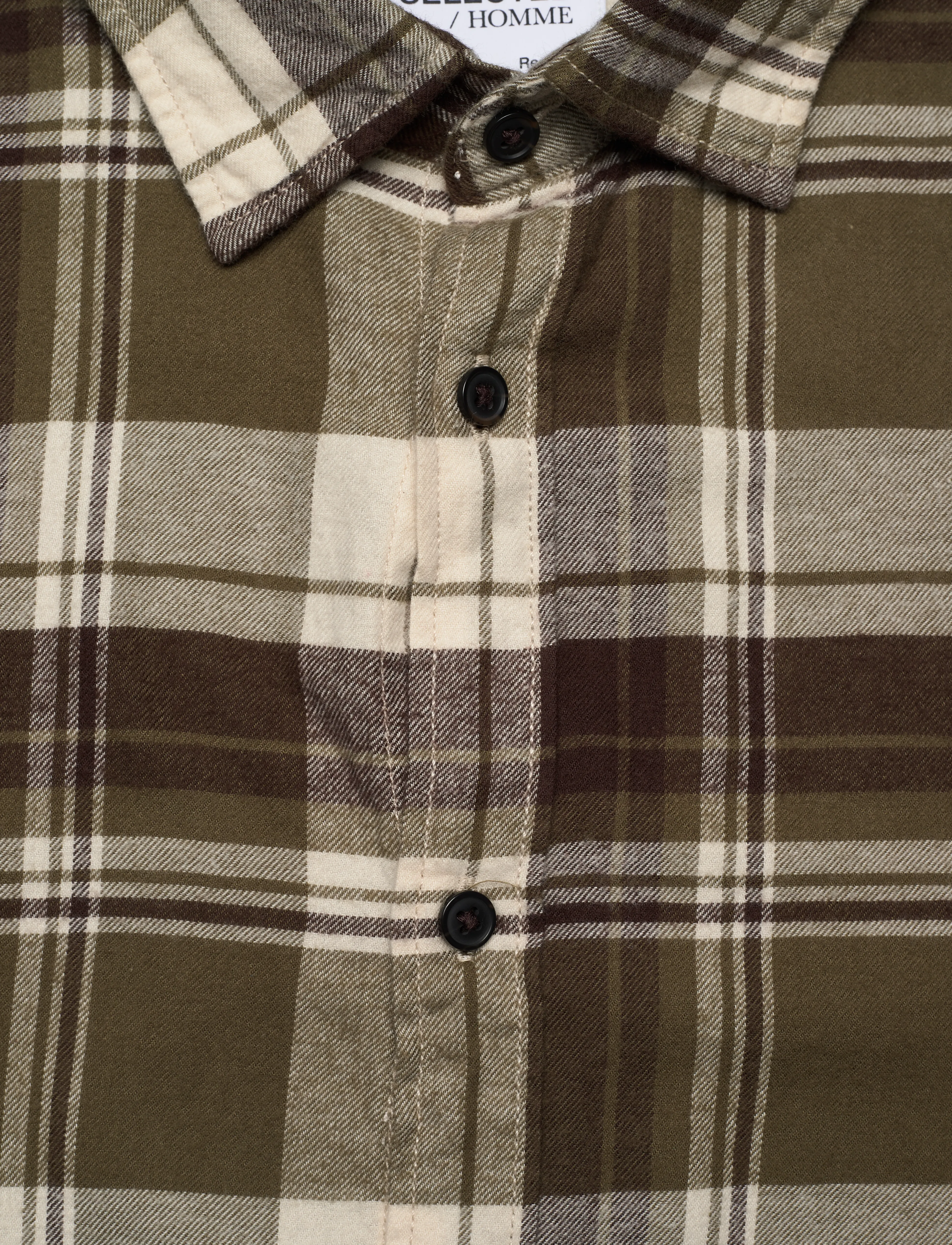 Selected Homme - SLHREGOWEN-FLANNEL SHIRT LS CHECK - burnt olive - 2