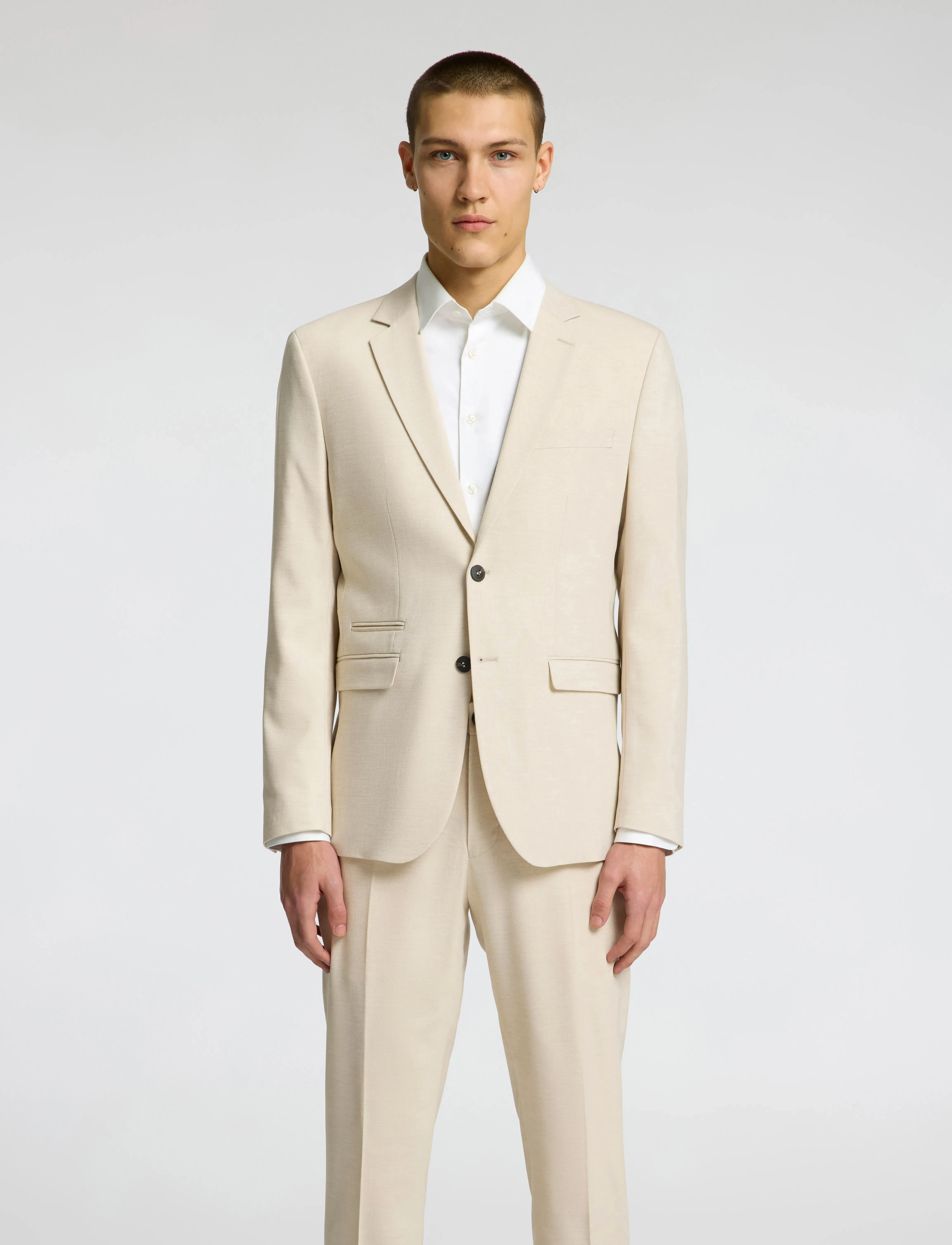 Selected SLHSLIM-NEIL BLZ B - Kollektionen - EGRET / beige