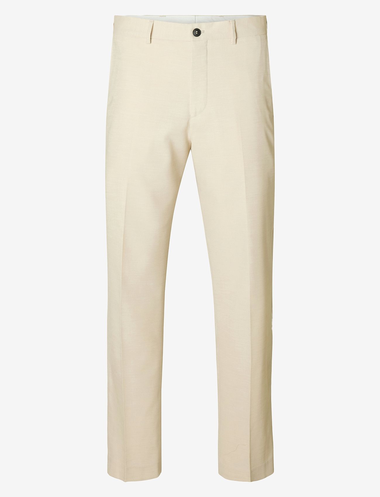 Selected - SLHSLIM-NEIL TRS B - Ülikonnapüksid - egret - 1