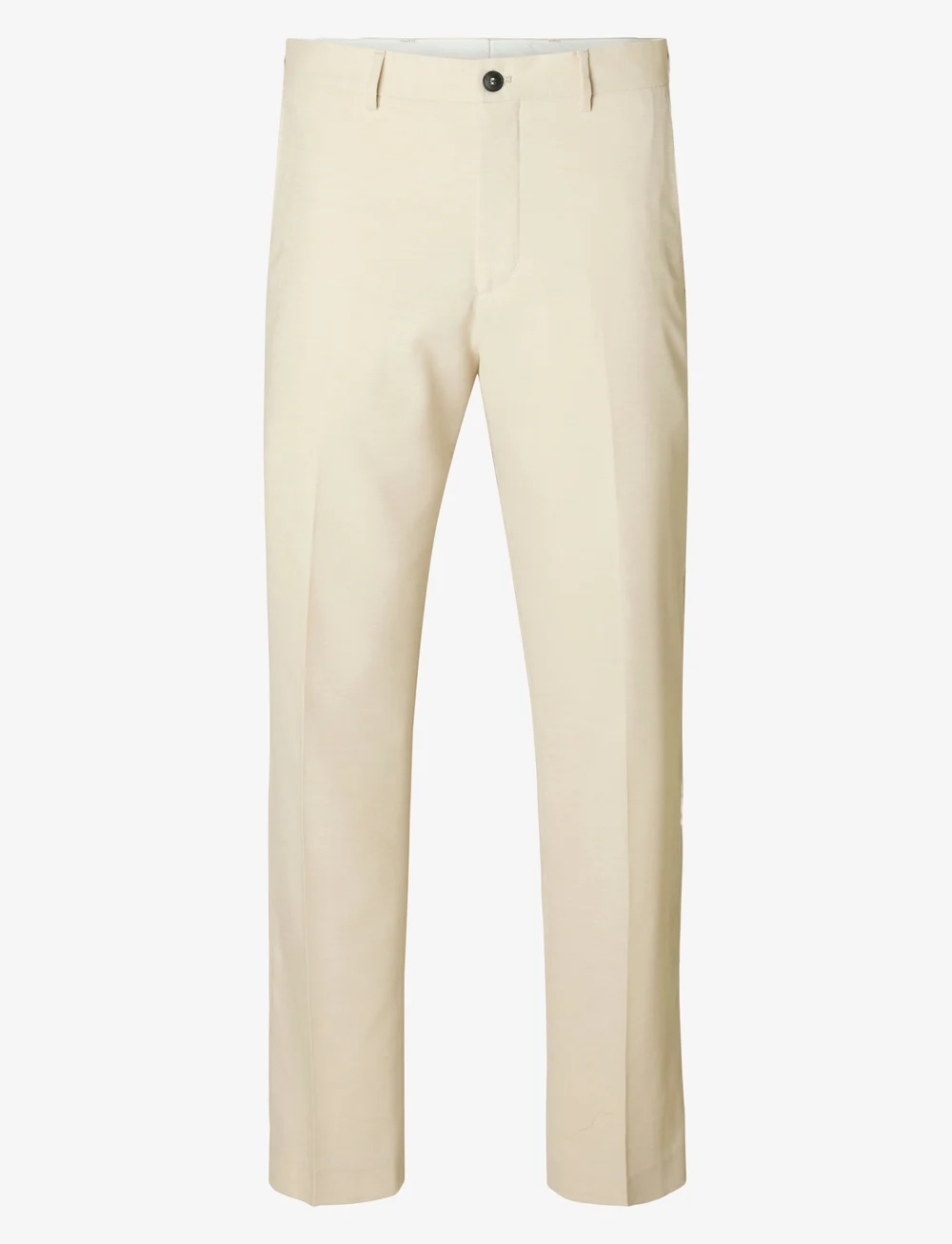 Selected - SLHSLIM-NEIL TRS B - habitbukser - egret - 1