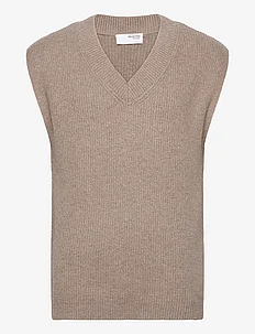 SLHRONN RELAXED KNIT VEST B, Selected Homme