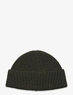 SLHSIMON MERINO WOOL SAILOR RIB BEANIE B - ROSIN