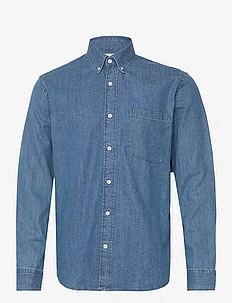 SLHREGRICK-DENIM-NEW SHIRT LS W NOOS, Selected Homme