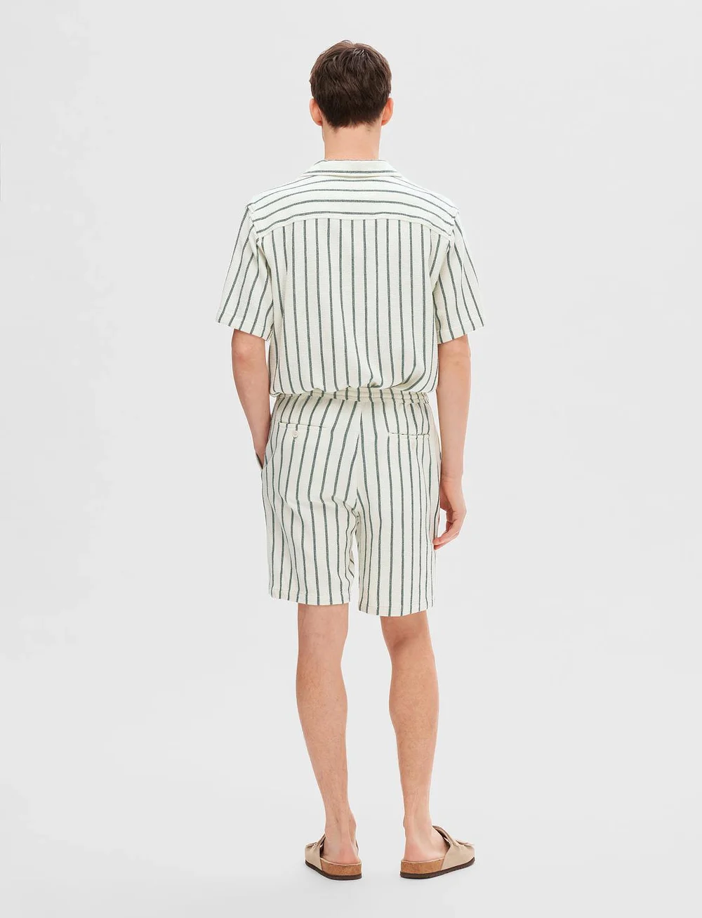 Selected - SLHCOMFORT-BRODY-SAL SHORTS W - kasdienio stiliaus šortai - eden - 2