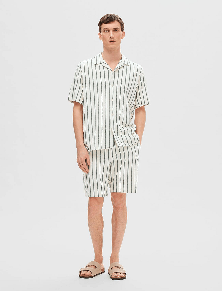 Selected - SLHREGSAL SHORTS - casual shorts - eden - 3