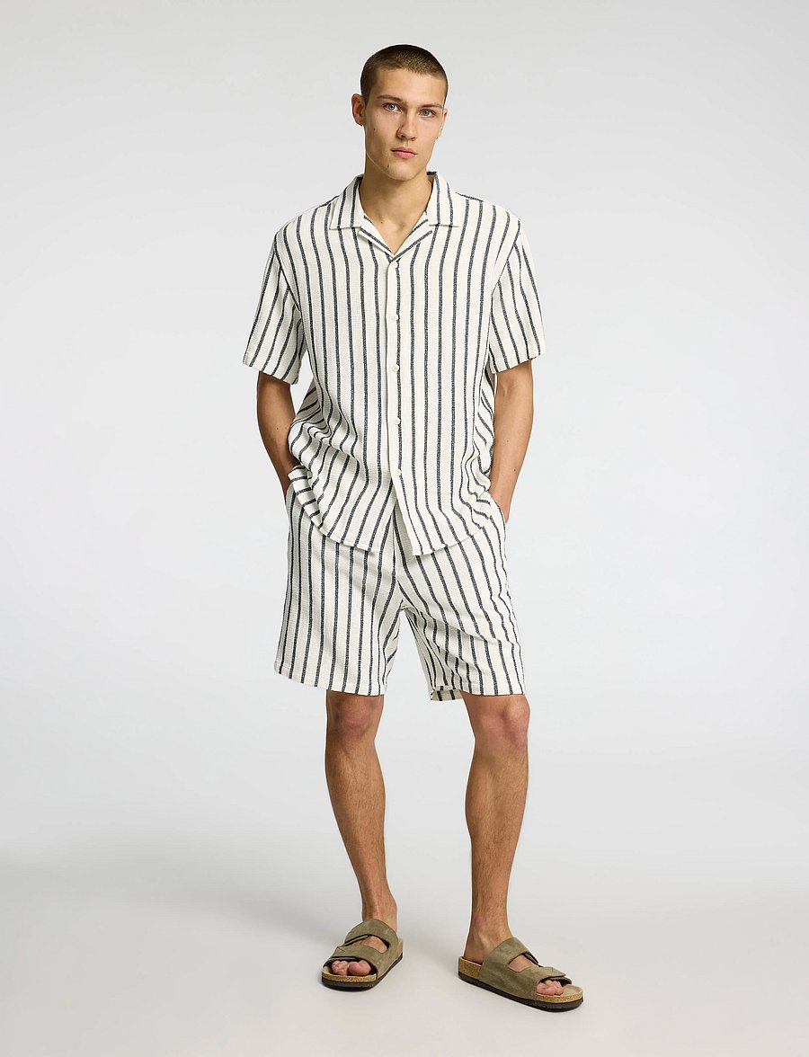 Selected - SLHREGSAL SHORTS - casual shorts - egret - 3