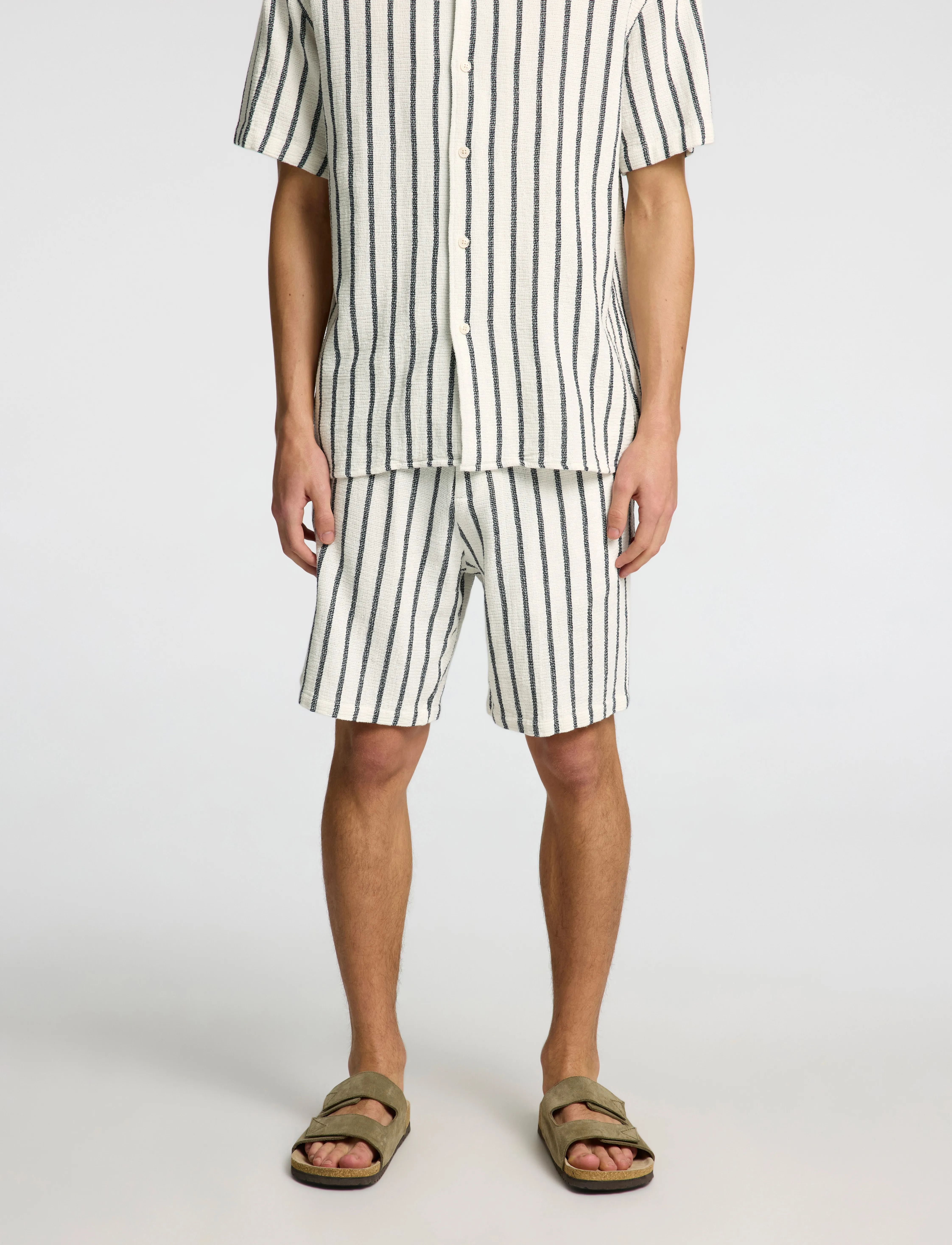 Selected - SLHREGSAL SHORTS - casual shorts - egret - 5