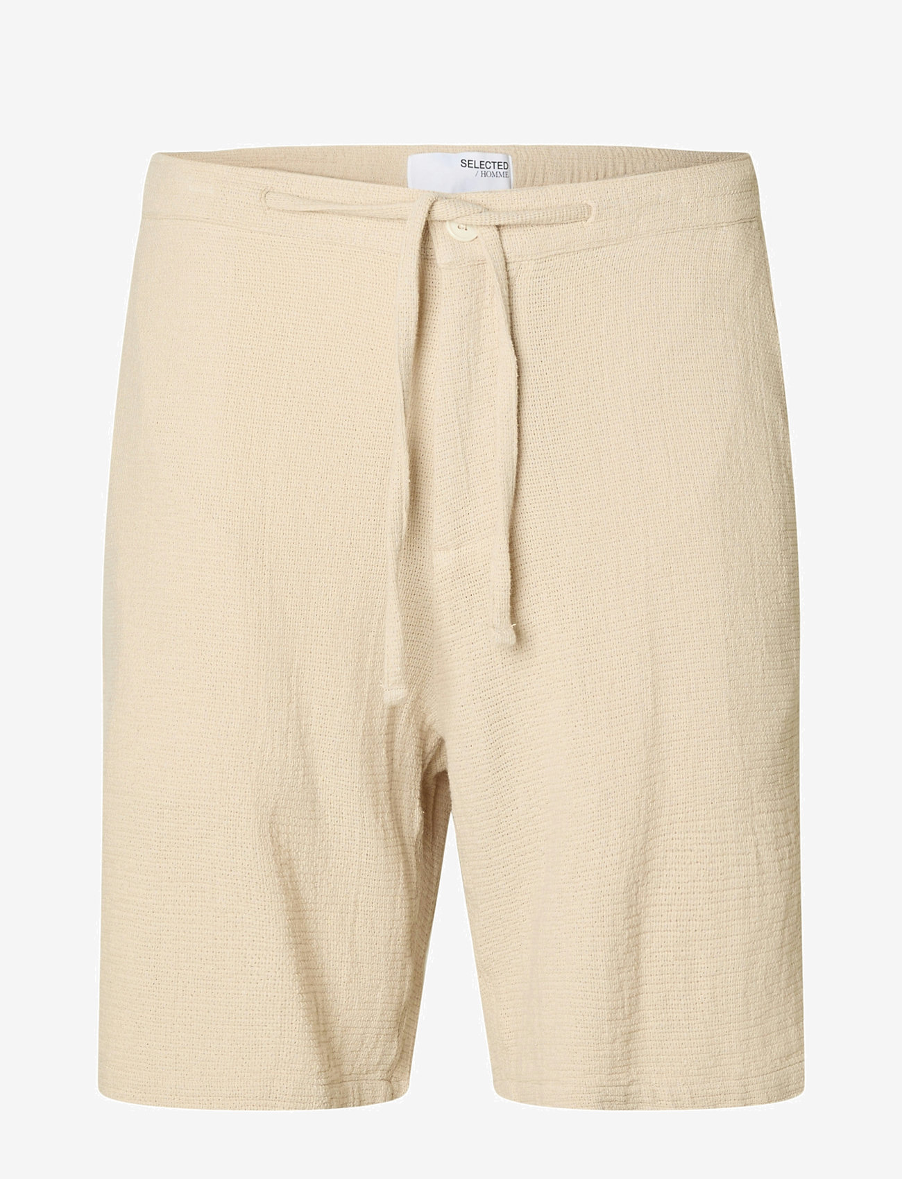 Selected - SLHREGSAL SHORTS - casual shorts - oatmeal - 1