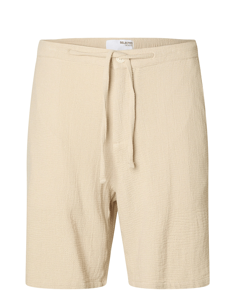 Selected - SLHREGSAL SHORTS - casual shorts - oatmeal - 1