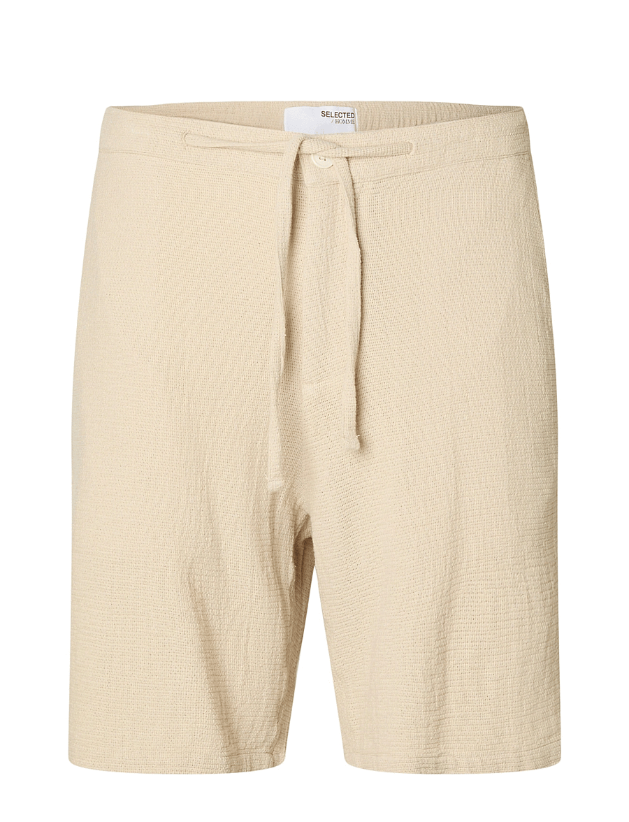 Selected - SLHREGSAL SHORTS - casual shorts - oatmeal - 1