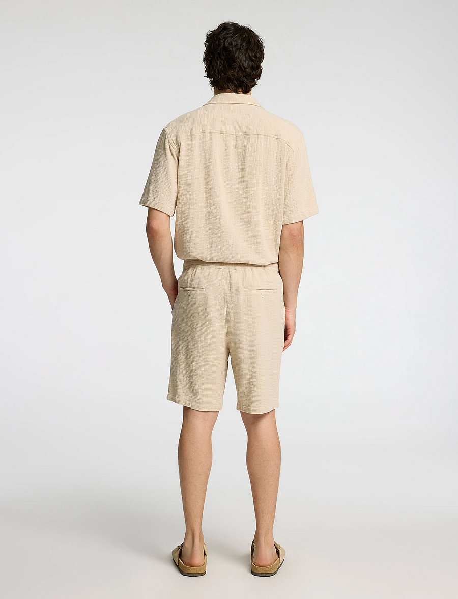 Selected - SLHREGSAL SHORTS - casual shorts - oatmeal - 2