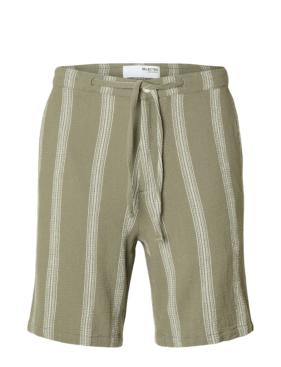 Selected - SLHREGSAL SHORTS - short décontracté - vetiver - 1
