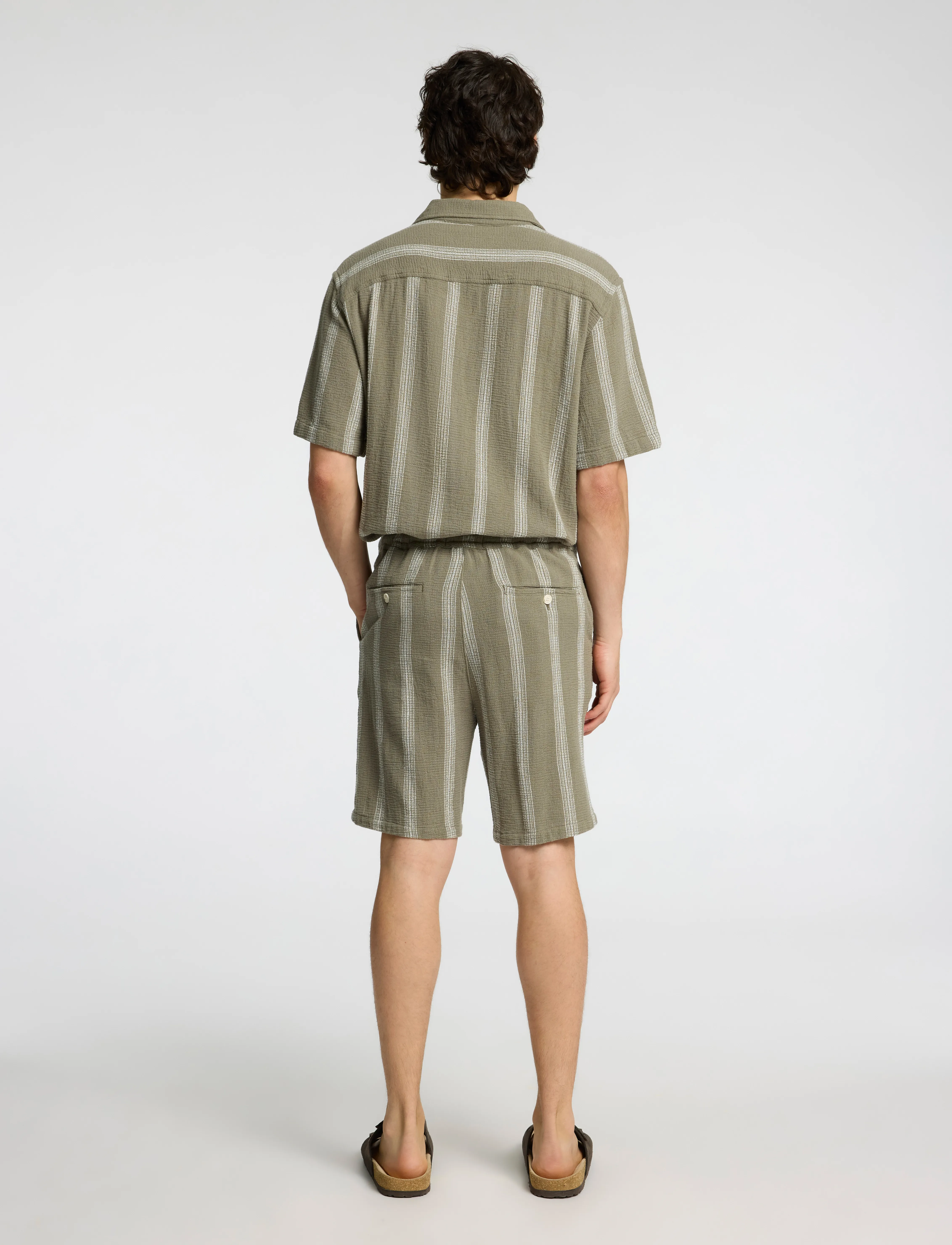 Selected - SLHREGSAL SHORTS - casual shorts - vetiver - 2