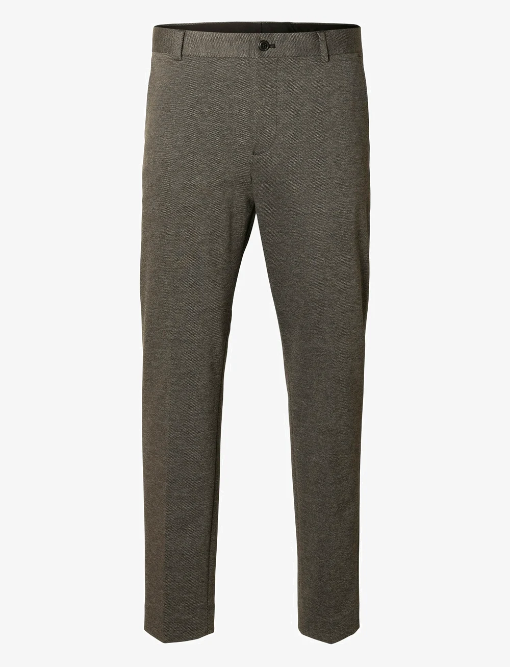 Selected - SLHSLIM-AITOR JERSEY TRS FLEX NOOS - Ülikonnapüksid - chocolate torte - 1