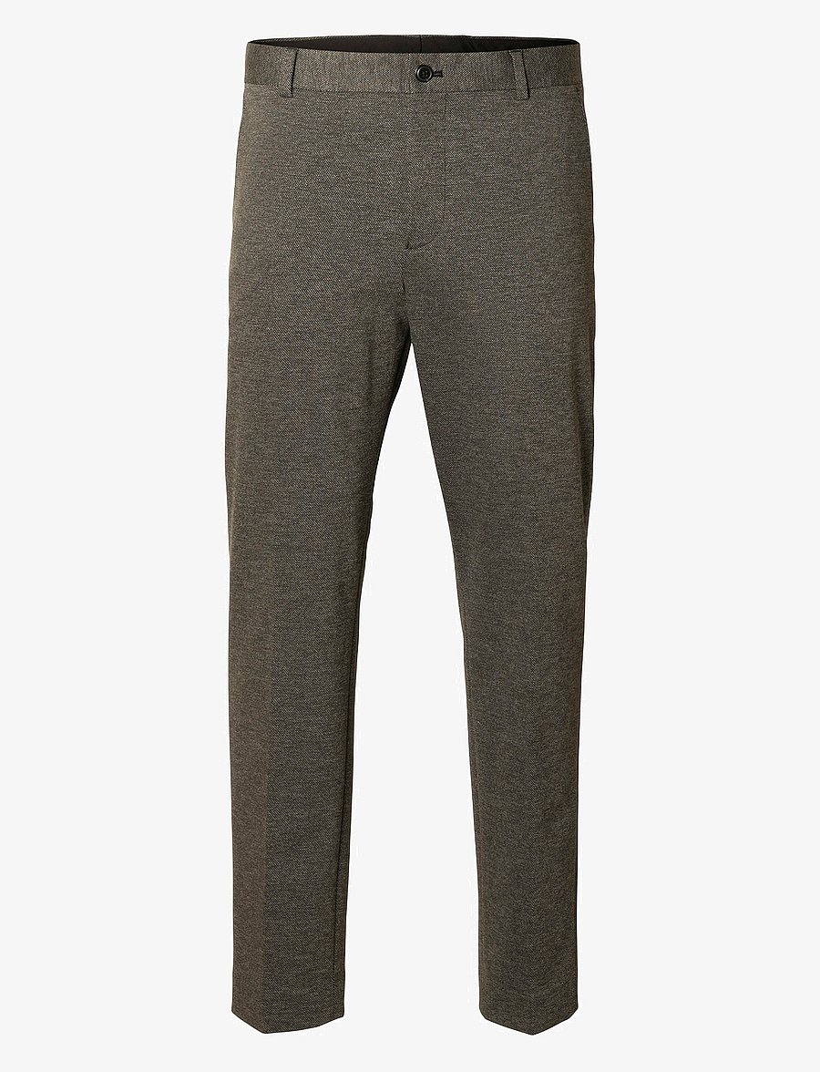 Selected - SLHSLIM-AITOR JERSEY TRS FLEX NOOS - chocolate torte - 1