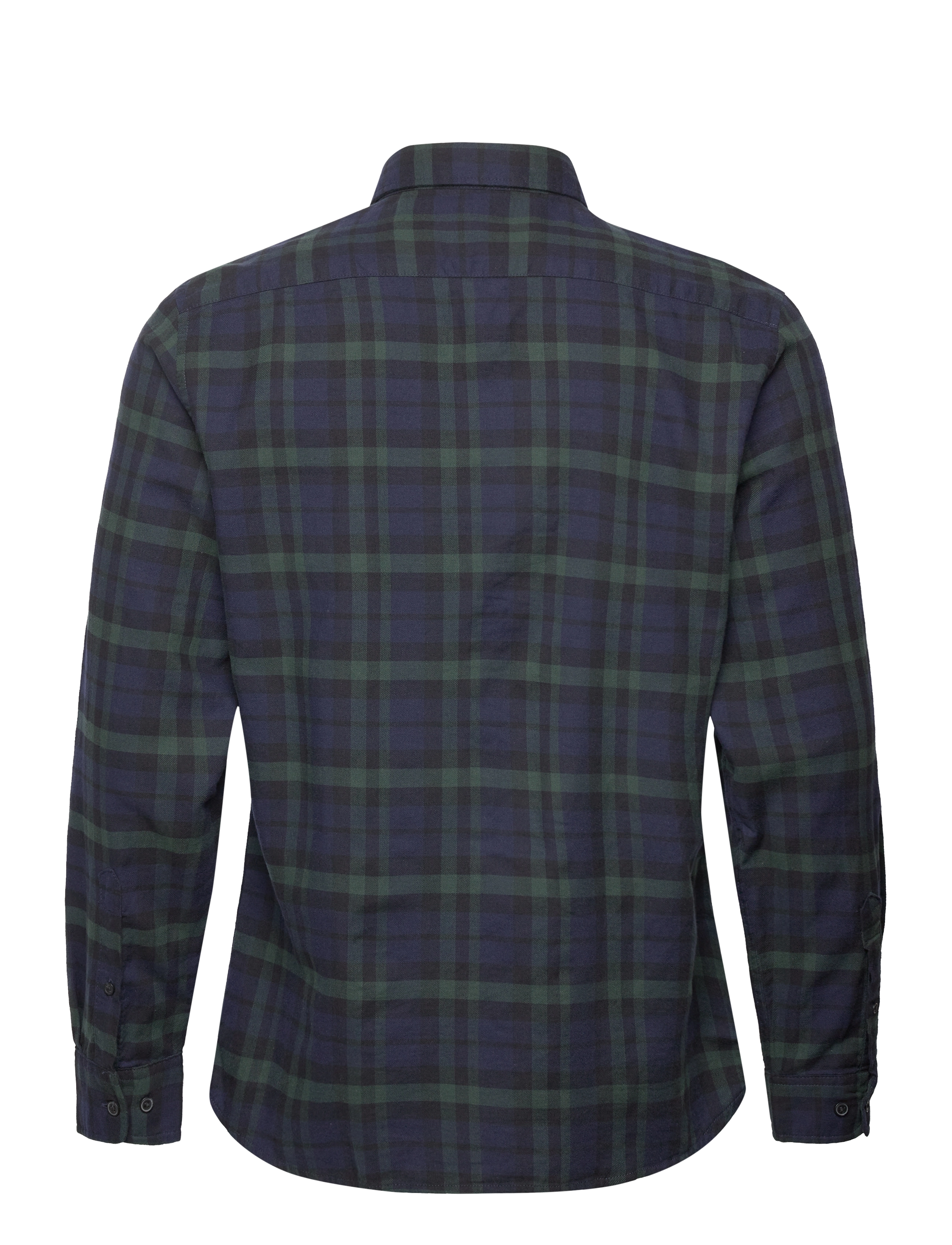 Selected - SLHSLIMOWEN-BRUSHED SHIRT LS NOOS - vabaajasärgid - dark navy - 1