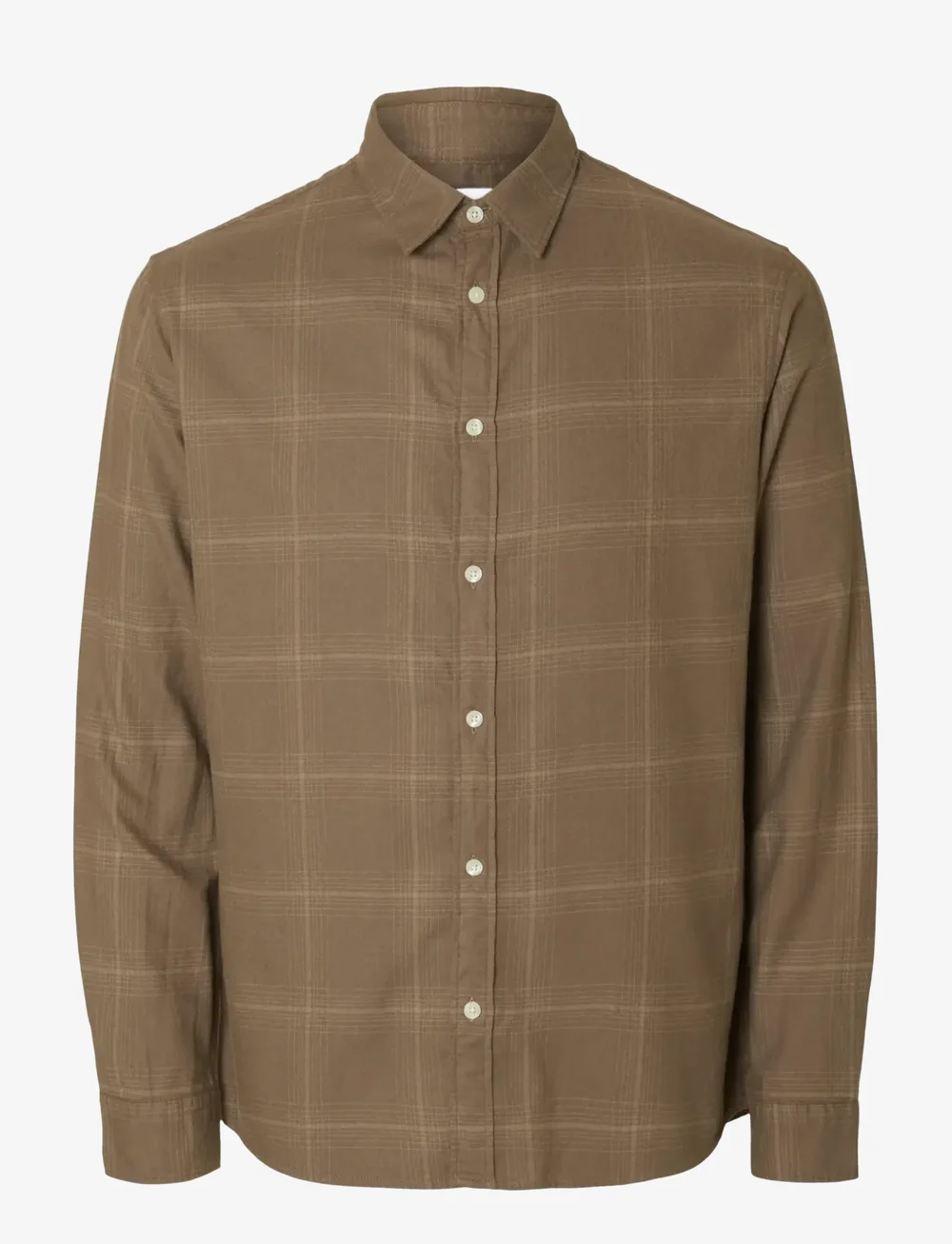 Selected - SLHSLIMOWEN-FLANNEL SHIRT LS NOOS - ternede skjorter - morel - 1