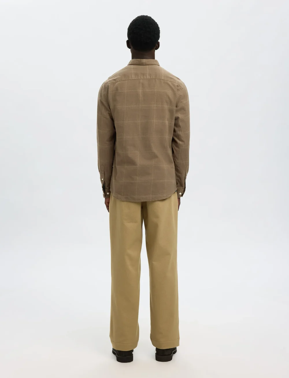 Selected - SLHSLIMOWEN-FLANNEL SHIRT LS NOOS - ternede skjorter - morel - 2