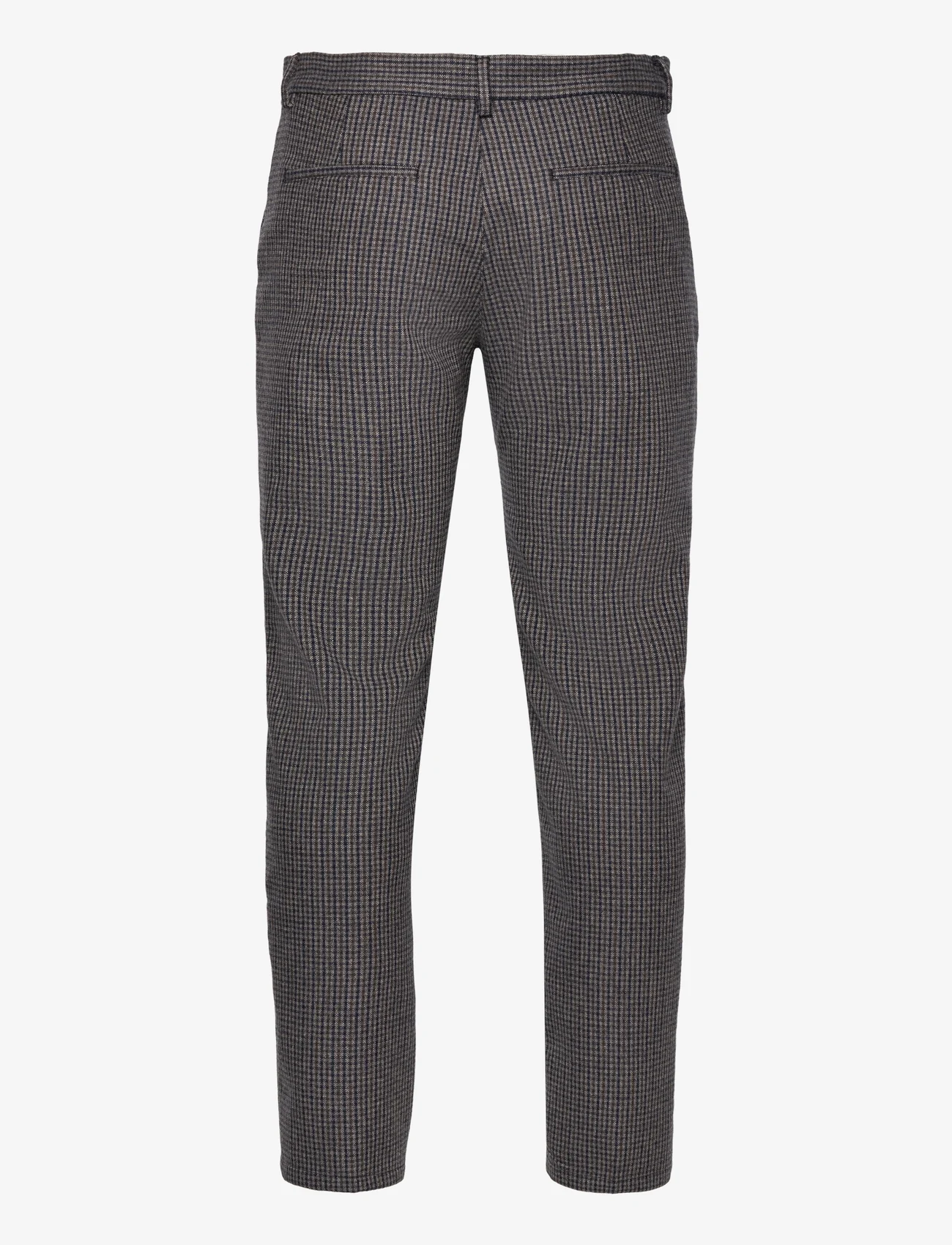 Selected Homme - SLHSTRAIGHT-WILLIAM WOOL DSN 196 PANTS W - suit trousers - brindle - 1