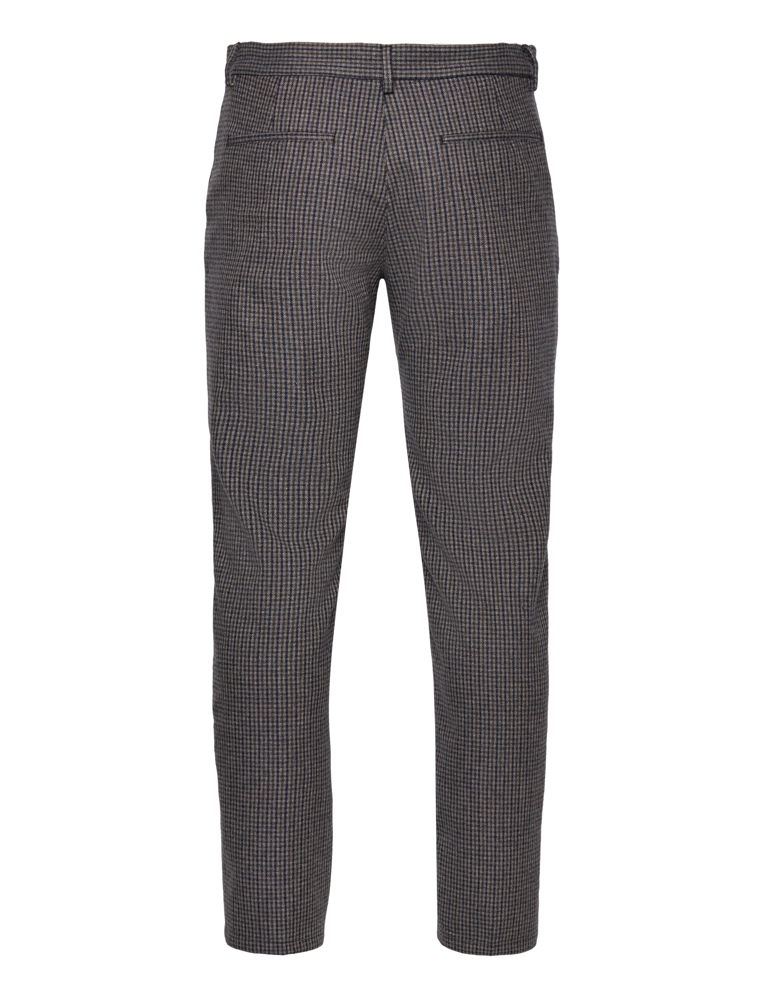 Selected - SLHSTRAIGHT-WILLIAM WOOL DSN 196 PANTS W - jakkesætsbukser - brindle - 2