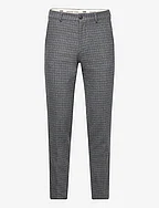 SLHSTRAIGHT-WILLIAM WOOL DSN 196 PANTS W - GREY