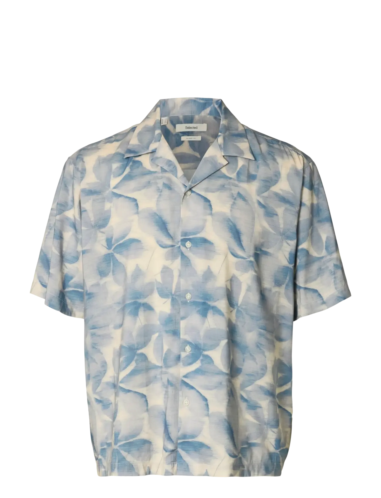 Selected SLHRLXAIR MIX SS SHIRT - Selected - BLUE MIRAGE / blue