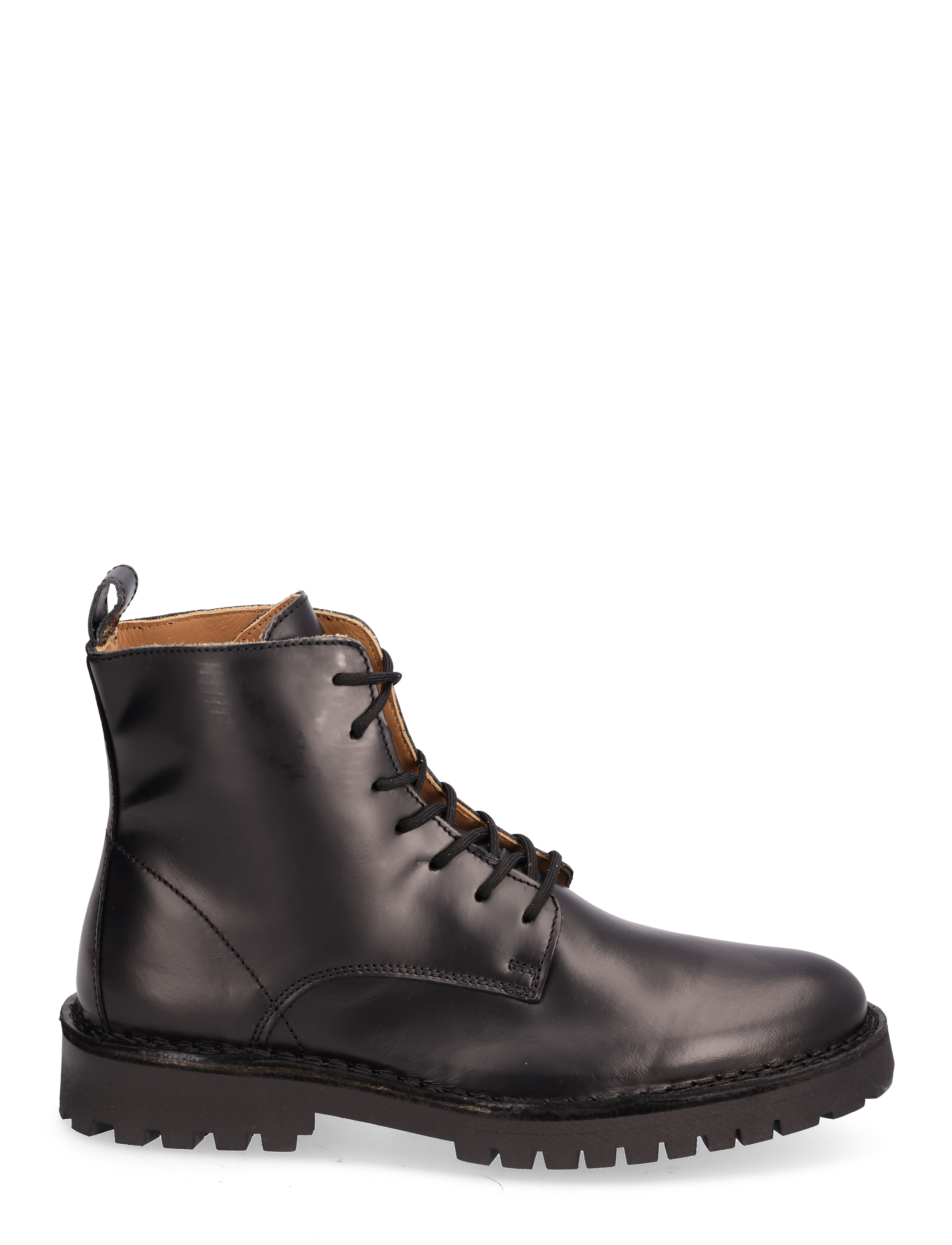 Selected Homme - SLHRICKY LEATHER LACE-UP BOOT - black - 1