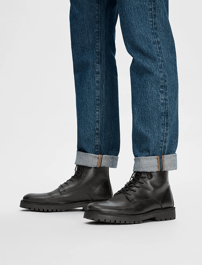 Selected Homme Slhricky Leather Lace-up Boot – – einkaufen bei