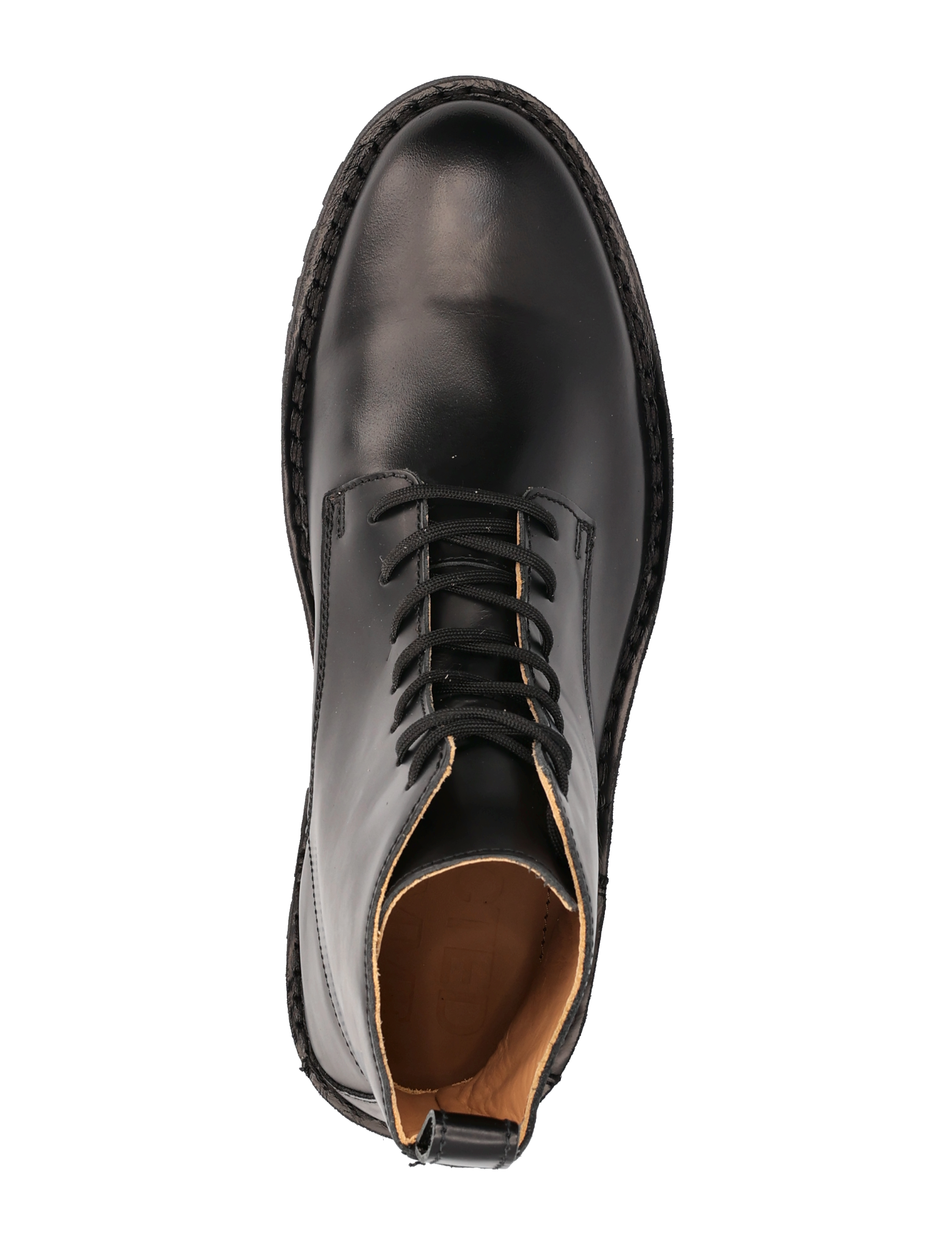 Selected Homme - SLHRICKY LEATHER LACE-UP BOOT - black - 3