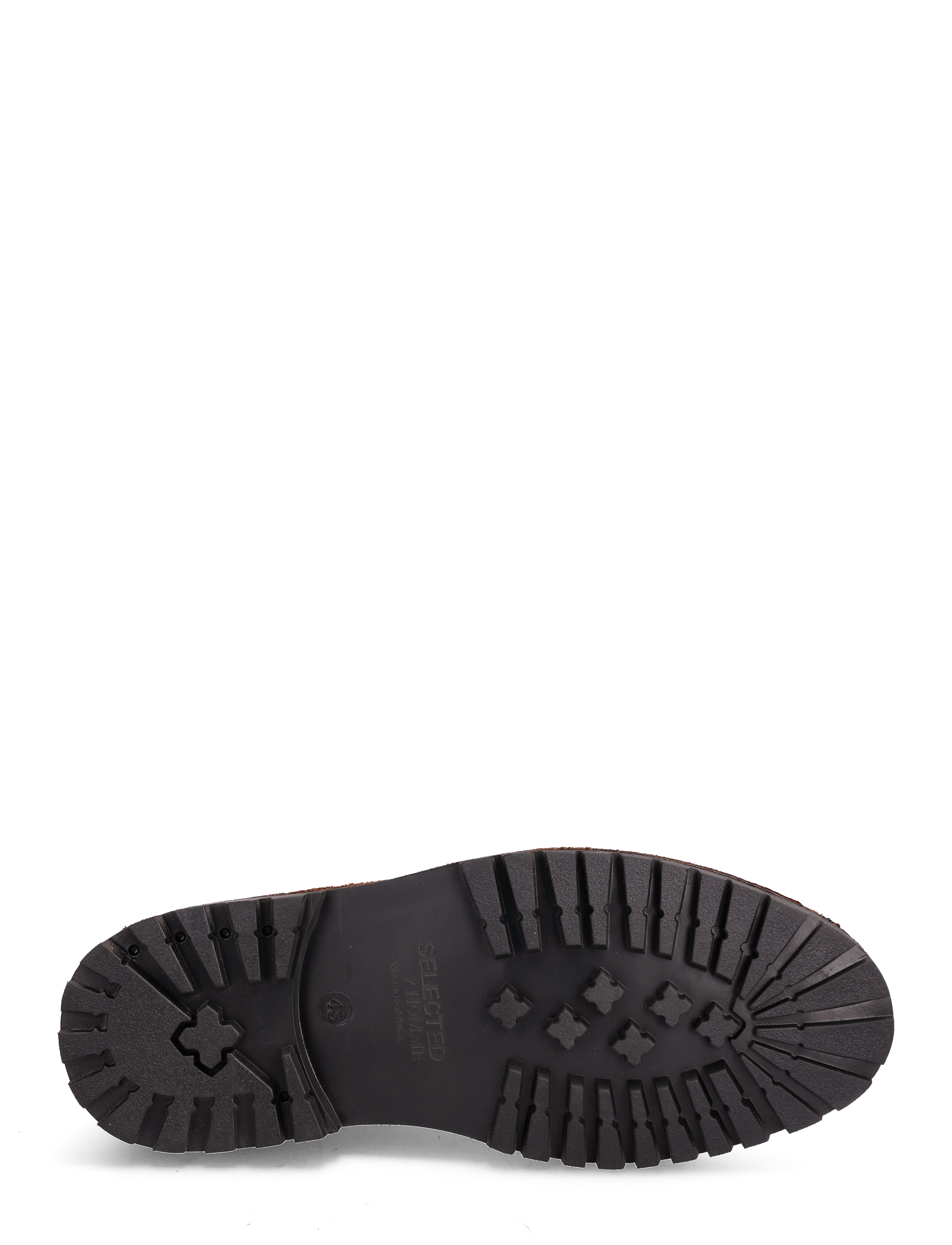 Selected Homme - SLHRICKY LEATHER LACE-UP BOOT - demitasse - 4