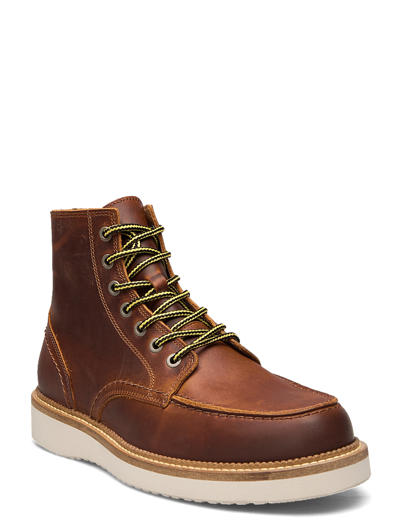 Selected Slhteo New Leather Moc-toe Boot (SEL16091402) Schnürboots Österreich