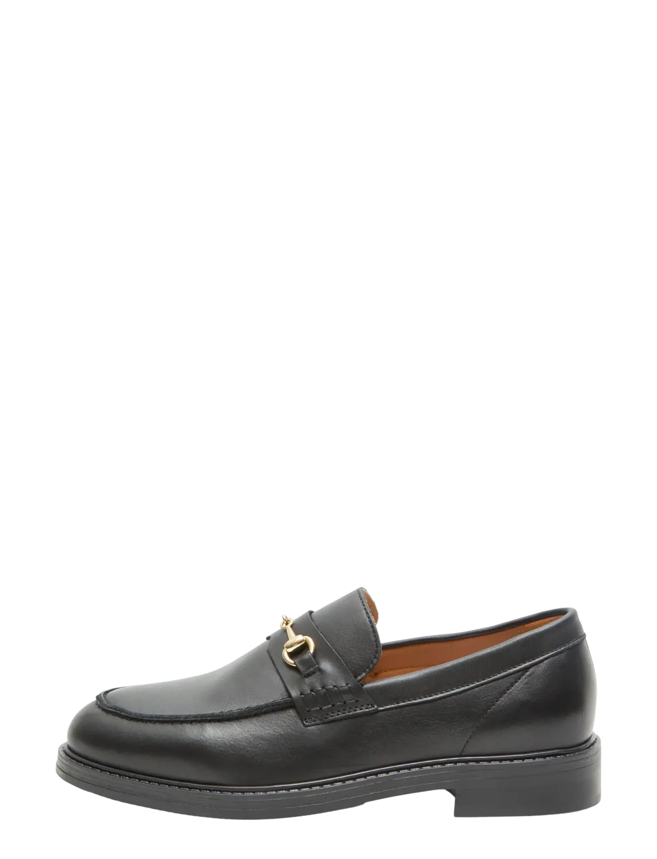 Selected SLMBLAKE LEATHER HORSEBIT LOAFER - Jalanõud - BLACK / black